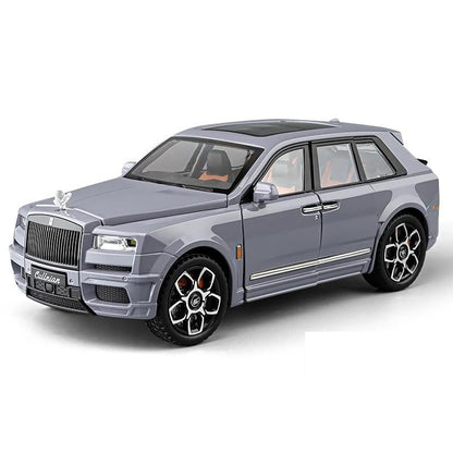 Rolls Royce Cullinan SUV Alloy Diecast Model Car with Openable Door Sound & Light Pull Back Car Vehicle Toy for Kids [Pack-1,Big Size]