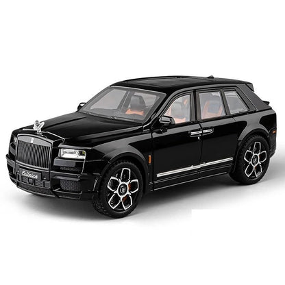 Rolls Royce Cullinan SUV Alloy Diecast Model Car with Openable Door Sound & Light Pull Back Car Vehicle Toy for Kids [Pack-1,Big Size]