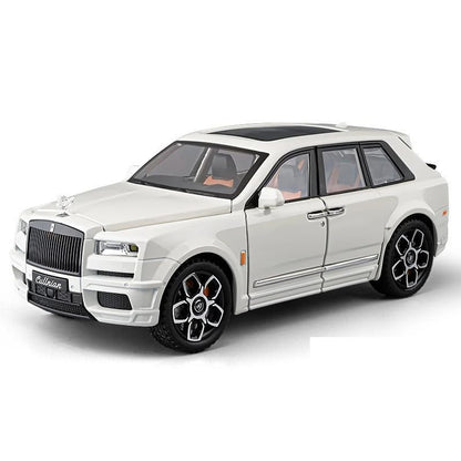 Rolls Royce Cullinan SUV Alloy Diecast Model Car with Openable Door Sound & Light Pull Back Car Vehicle Toy for Kids [Pack-1,Big Size]