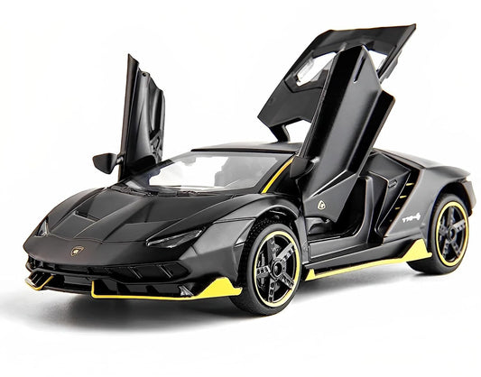 Lamborghini Car Toy Die-cast Metal Car Model Car Pull Back car Super car with Openable Doors with Sound and Light for Birthdays Gift Party Decorations Great for Kids Boys Girls ‎1:32 Scale