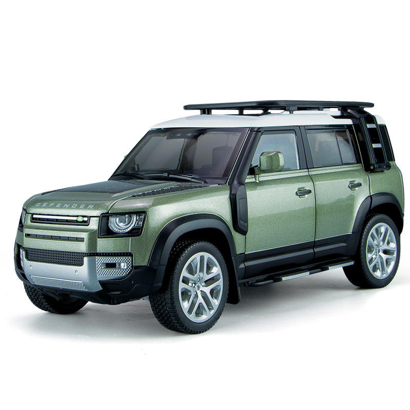 range rover defender  model car exclusive alloy metal pull back die-cast car metal pullback toy car with openable doors & light music best gifts toys kids【colors as per stock】
