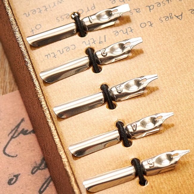 quill pen and ink set - 10 pcs antique calligraphy feather pen set, writing feather pen ink set, vintage calligraphy set for signature & art